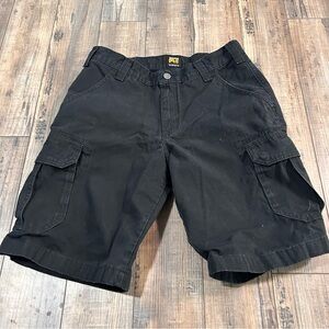 Timberland PRO Mens Original Fit Black Ripstop Work Utility Cargo Shorts Size 32